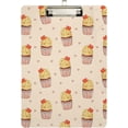 thumbnail image 2 of GZHJMY Cartoon Cake Clipboard A4 Standard Size Decorative Clipboard with Low Profile Metal Clip for Students Men Women Classroom and Office Whiteboard Clipboards, 2 of 7
