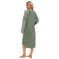 thumbnail image 2 of Women's Cotton Sleepwear Long Sleeves Nightgown Sleep Dress for Women Night Shirts, 2 of 6