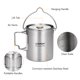 thumbnail image 2 of Vaso de Camping Lixada 750 ml Acero Inoxidable con Cuchara Plegable, 2 of 8