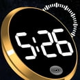 thumbnail image 2 of DAMIFU Car Interior Clock Touch Type For Car Vehicle Watch Car Supplies Novelty Clock Luminous Car Clock Abs Black Car Accessories, 2 of 8