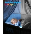 thumbnail image 5 of Camera for Home Security Indoor, Pan & Tilt, Cry Detection for Baby, 2.5K 4MP QHD, Night Vision, Motion Detection & Tracking, 2-Way Audio, Nanny, Pet, 2.4G WiFi, Local&Cloud Storage, 5 of 6