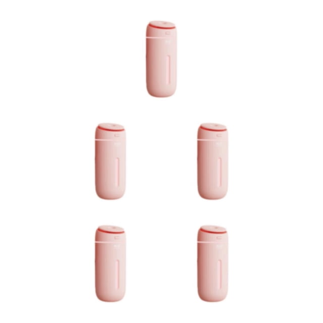 Humidificador de aire Toystoory Luz de respiración ajustable Sellado 400 ml Botón de control Oficina Coche Fragancia Mist Maker Rosa Tipo 1