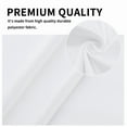 EasyGoing Outdoor Patio Waterproof Curtain with Grommet, White, 100x95