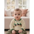 thumbnail image 5 of BemeyourBBs Toddler Baby Boy Girl Mallard Duck Sweater Hunting Duck Clothes Long Sleeve Duck Embroidery Pullover Tops Sweatshirts Knit Sweaters Fall Winter Outfit, 5 of 9