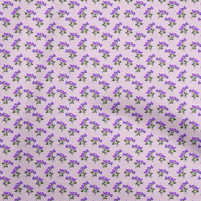 oneOone Georgette Viscose Light Pink Fabric Floral Sewing Craft Projects Fabric Prints By Yard 42 Inch Wide