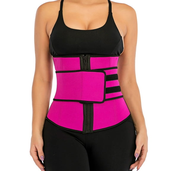FANNYC Waist Trimmer Trainer Belt For Women Corset Cincher Sport Sweat Workout Body Shaper Tummy Control Compression Waist Shaping Waist Seal Band Shapewear