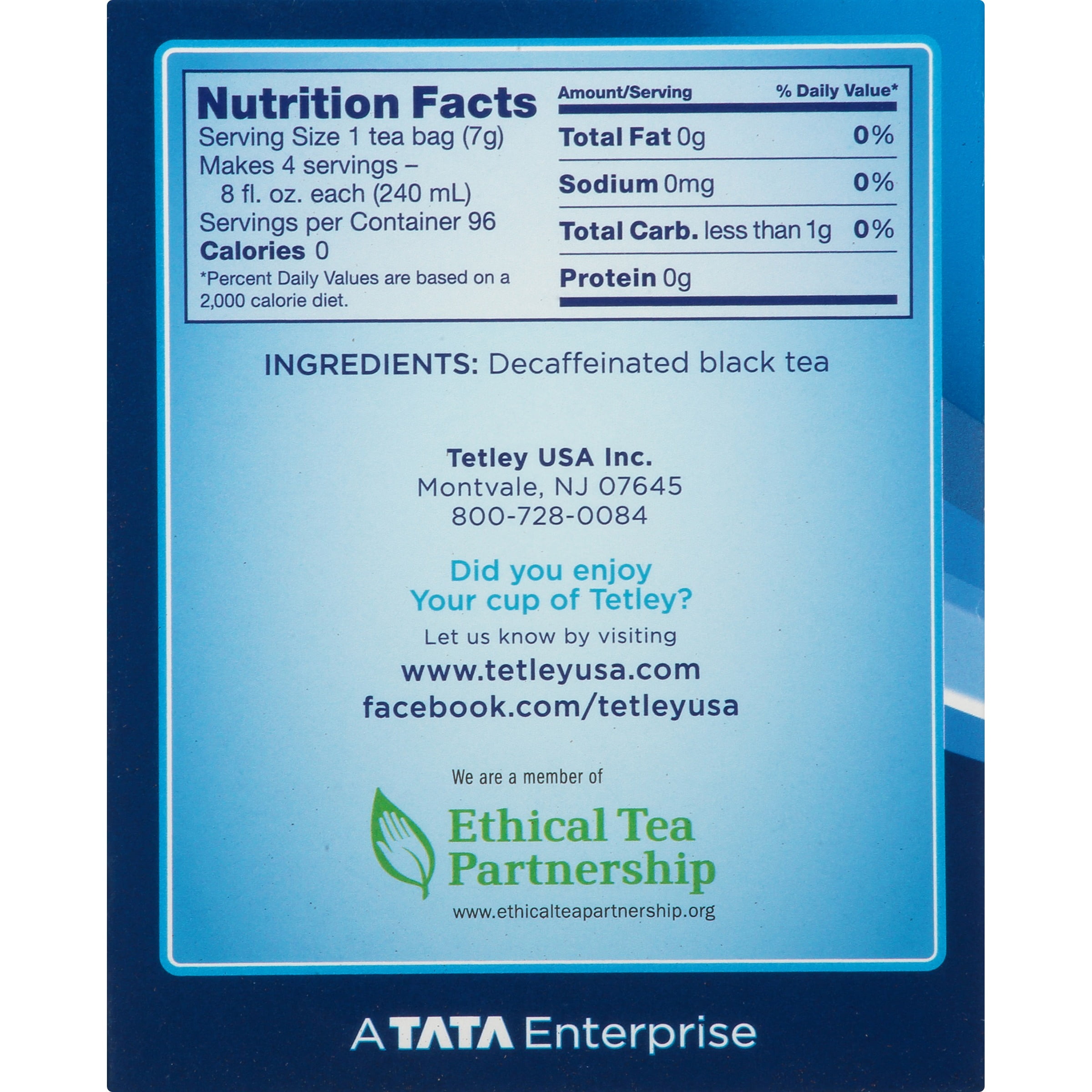 Tetley® Decaffeinated Iced Tea Blend Tea Bags, 24 ct - Harris Teeter