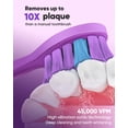 thumbnail image 2 of Cepillo de dientes eléctrico mySmile DY156 recargable morado, 2 of 7