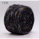 thumbnail image 1 of Xiao Hua Hilo suave y brillante de 50 g: hilo multicolor para tejer, crochet, tejer a máquina y paisajes. Color negro., 1 of 3