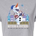 thumbnail image 3 of Frozen 2 - Kittens And Mittens  - Juniors Cropped Cotton Blend T-Shirt, 3 of 5