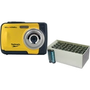 Bell + Howell WP10 Splash Waterproof Digital Camera with 12 Megapixels, Yellow, Value Box of 50 AAA Batteries Included, As Seen on TV