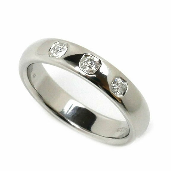 Three Stone Solitaire Wedding Ring For Women's 1.9 Ct Diamond 14K White Gold Over