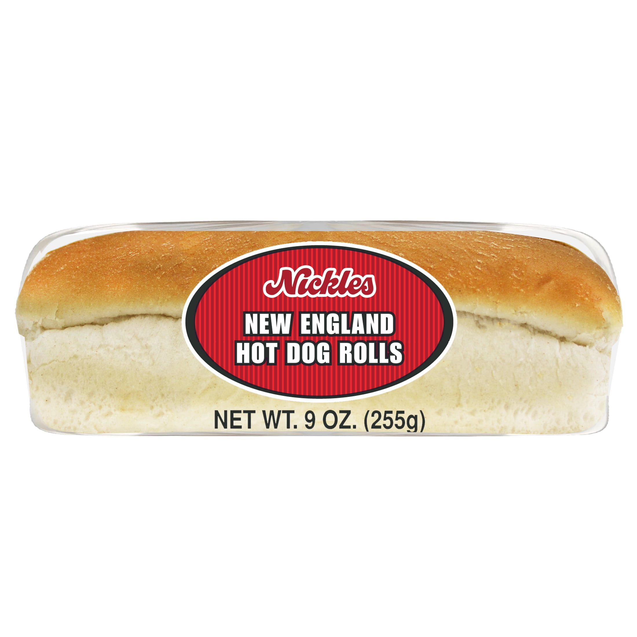 Nickles Bakery Deli Style New England Hot Dog Rolls, 6-Inch, 6 Count, 9-Ounce.
