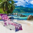thumbnail image 3 of Beach Chair Cover Absorbent Microfiber Sun Lounger Towel Cover, 3 of 9