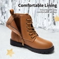 thumbnail image 3 of Botas DREAM PAIRS KBO211 para Niños con Cierre Lateral Camel Talla 11, 3 of 6