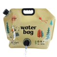 thumbnail image 1 of Camping Water Container Hydration Bag Compatible KeeResistant Food Grade Large Capacity Khaki, 1 of 5