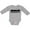 AC-Heather Grey, variant on Washington Dc Skyline Cities Boys or Girls Long Sleeve Baby Bodysuit