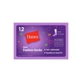 thumbnail image 2 of Hanes Girls' No Show Socks, Fashion Pack, 12-Pairs Assorted S, 2 of 5
