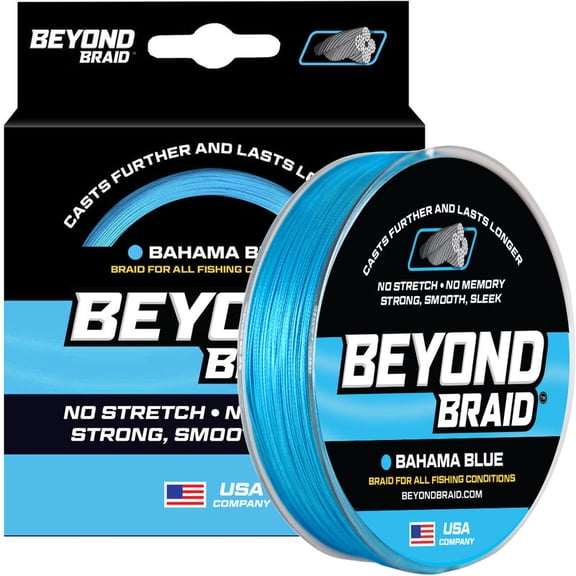 Beyond Braid All Purpose 4X Braid - Bahama Blue 300 Yard 15LB