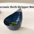 thumbnail image 2 of Sentmoon Herb Stripper Bowl Multi Functional Vegetable Leaf Remover Convenient Kitchen Gadget for Fast Herb Preparation Easy Stripping Tool for Cooking Herbs, 2 of 4