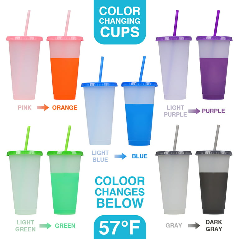 YUYUHUA 32-ounce Plastic Tumblers Reusable Dishwasher Safe BPA Free Set of  12 Multicolor Large Drinking Cups