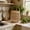 Beige, variant on YIMWNYI Woven Basket Kitchen Ginger And Garlic Storage Container, Wooden Hanging Basket, Vintage Wall-mounted Organizer, Multi-purpose Storage Solution, Durable and Lightweight Design
