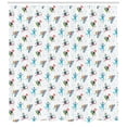 thumbnail image 3 of Ambesonne Winter Shower Curtain, Snowboard and Ski Sport, 69"Wx70"L, Multicolor, 3 of 3