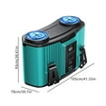 thumbnail image 5 of PatungKu 24000mAh Waist Fan Rechargeable Detachable Cooling Fan 10 Speed Portable Waist Belt Clip Fan for Outdoor Camping, 5 of 8