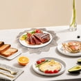 thumbnail image 4 of Nomeni Placemat Dining Mat Heat And Oil PVC Washable Insulation Mat Hotel Restaurant Table Mat Embroidered Meal Mats Plastic Big Placemat Artificial Water Pads, 4 of 9