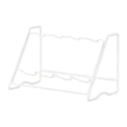 thumbnail image 3 of Estante de vino para encimera, estante de exhibición de botellas de licor, de hierro, independiente, elegante, organizador para mesa, versátil. 4 filas, 3 of 8