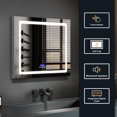 thumbnail image 3 of Lexora Home Bracciano 30" x 36" LED Medicine Cabinet with Defogger, 3 of 7