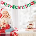 thumbnail image 4 of Banner de Navidad JSDJ, guirnalda de fieltro con forma de árbol de Navidad, 4 of 7