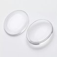 thumbnail image 2 of GRACEARA 20x Dome Oval Transparent Clear Glass Cabochons Jewelry Making 40x30mm 8mm thick, 2 of 2