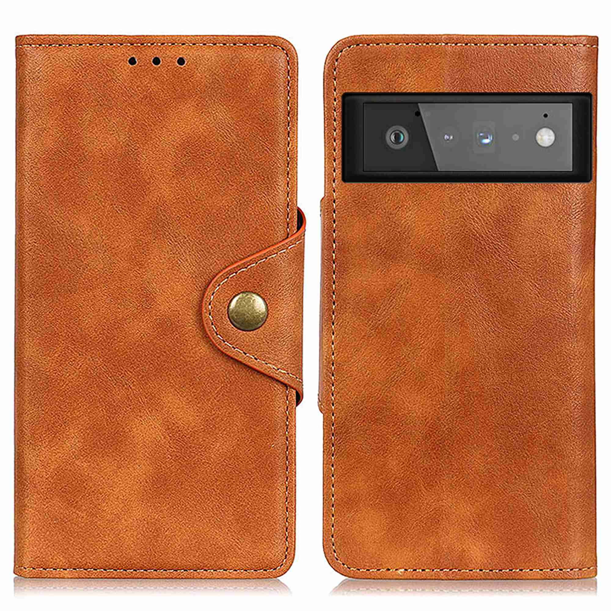 Dteck for Google Pixel 6 Case, Stylish Wallet Flip/Folio Soft TPU