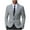 Gray, variant on BiZtdJrK Office Work Blazers for Men Notch Lapel Long Sleeve 2 Buttons Dressy Casual Sport Coats Regular Fit Business Suit Jackets Light Blue XL
