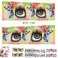 thumbnail image 4 of Braveheart Watermark Nail Sticker Tatoos Halloween Colorful Eyes Skull Element Nail Wraps Diy Manicure Sticker, 4 of 9