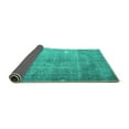thumbnail image 2 of Ahgly Company Indoor Rectangle Persian Turquoise Blue Traditional Area Rugs, 2' x 5', 2 of 4