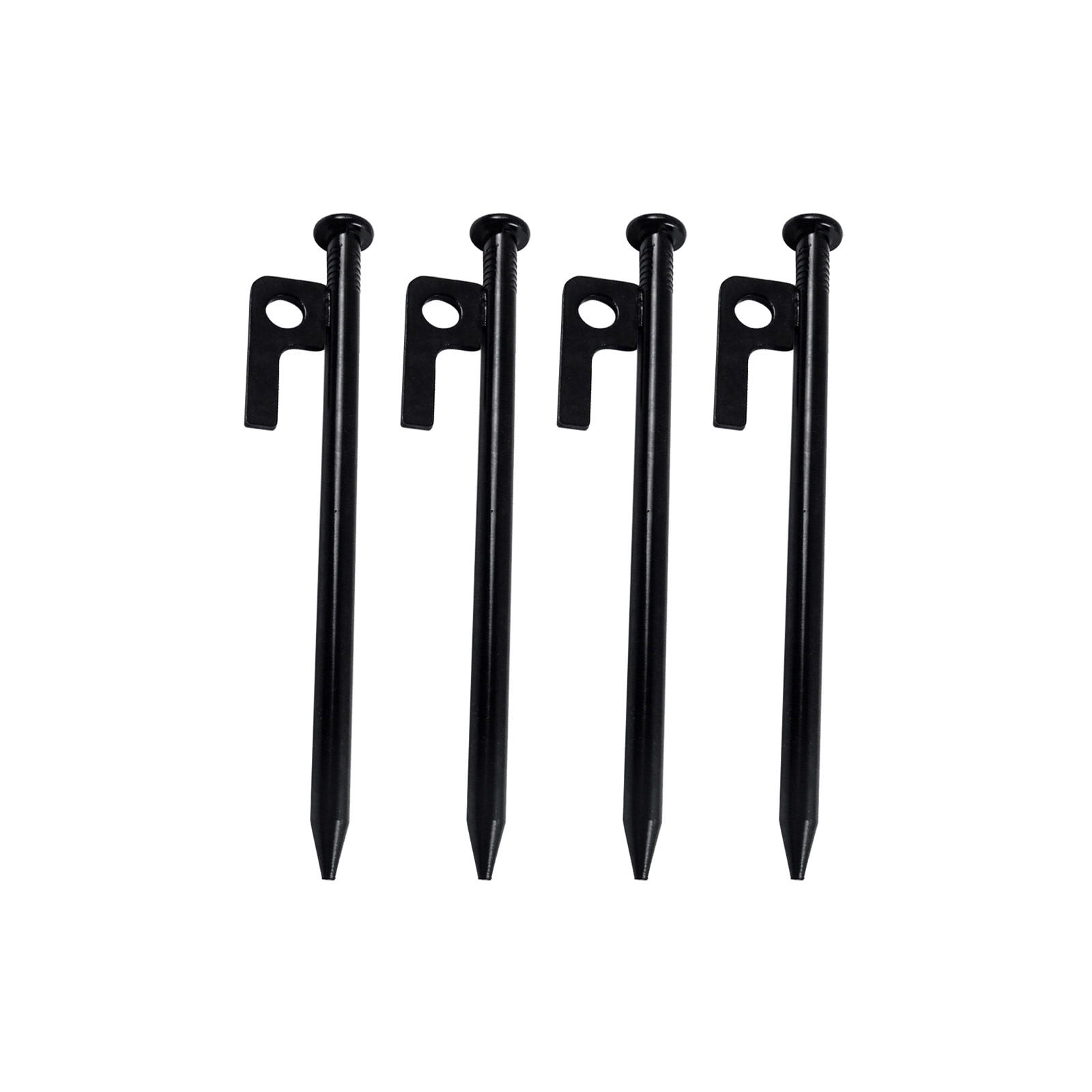 UUHYTG Solid Outdoor Camping Ground Nails Tent Stakes, Heavy Duty Steel Tent Pegs for Garden Lawn Beach Gazebo Awnings Tarps, Easy Setup Camping Accessory for Outdoor Hiking and Adventure Trips