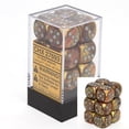 thumbnail image 1 of Juego de dados Chessex Lustrous Gold con plata 16 mm d6 (12), 1 of 1