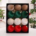 thumbnail image 2 of Uuiauoio Festive Christmas Tree Ornaments Set, Shatterproof Decorative Balls for Decor, Xmas Party, Mantel, Garland, and Festive Season Tree Trimming, 2 of 7