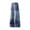 B-Blue, variant on Pants for Men Jeans Classic High Street Wide Leg Washed Denim Pants with Drawstring Loose Jeans for Casual Streetwear