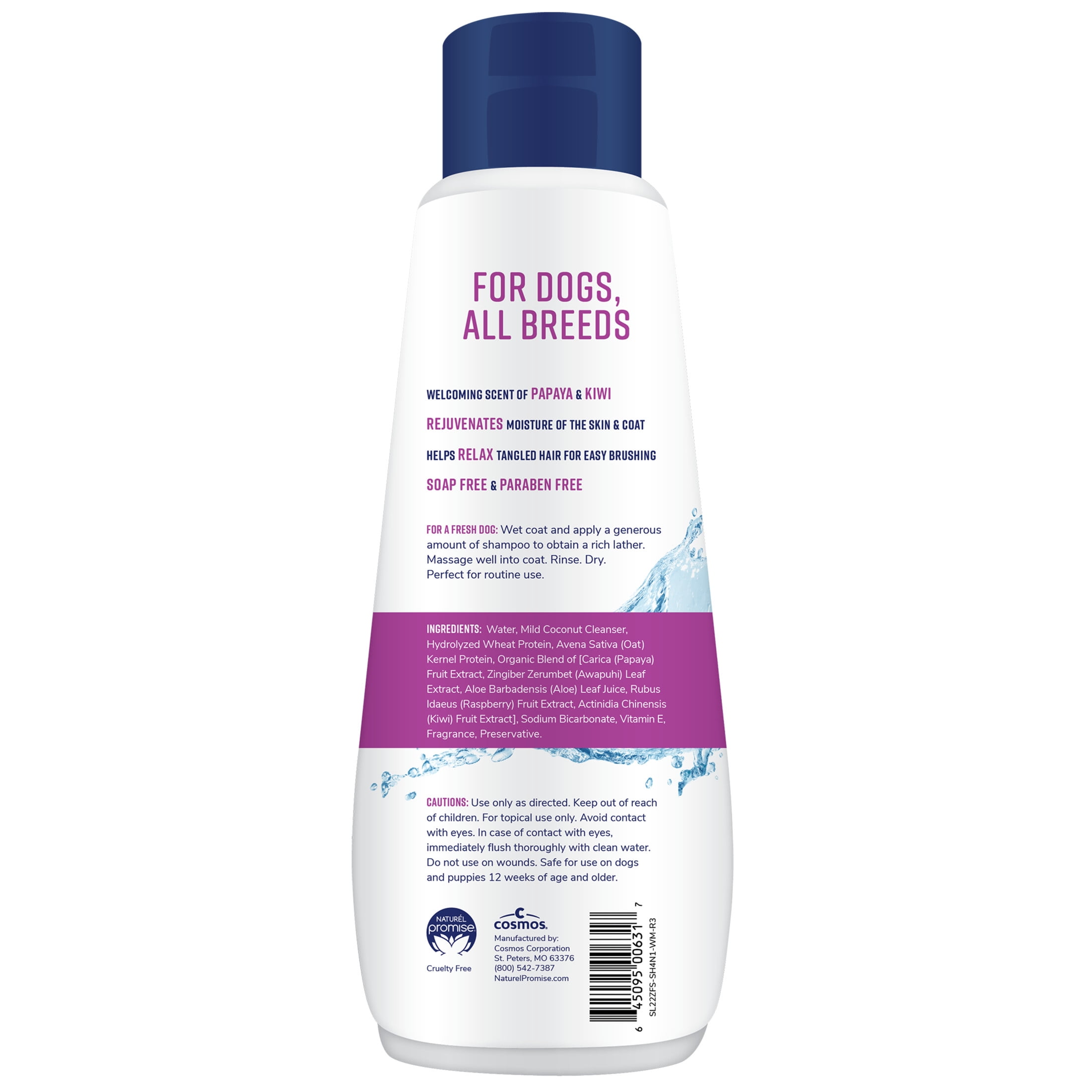 Naturel Promise Fresh & Soothing 4-in-1 Dog Shampoo & Conditioner, 22 fl oz