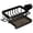 B, variant on SugarBloom Kitchen Sink Faucet Organizer with Dish Sponge Holder, Over Faucet Sink Caddy Rack for 0.7-1.1 Inch Round Water Pipes, Multifunction Drain Tray Organizer,A