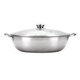 thumbnail image 1 of Ol Caliente de material acero Inoxidable Inducción De Utensilios De Cocina partidos Gemelos Ol Caliente De Ovejas Pequeñas UNA perfecl Olla caliente de acero inoxidable, 1 of 8
