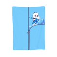 thumbnail image 1 of Zipper Ski Panda Throw Blanket, Fluffy Soft Cozy Blanket Flannel Plush Microfiber Couch Throw, 40"x30", 1 of 8