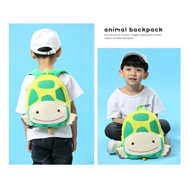 Mochila para ninos pequenos Mochilas de animales del zoologico Bolsa de felpa linda Dibujos animados 10 Bolsa de libros preescolar para 1 6 anos