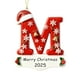 thumbnail image 2 of Adornos de letras para árbol de Navidad | Colgantes con el alfabeto | Set de 26 piezas para decoración navideña DIY | Adornos colgantes de acrílico para el hogar, la oficina y la escuela, 2 of 9