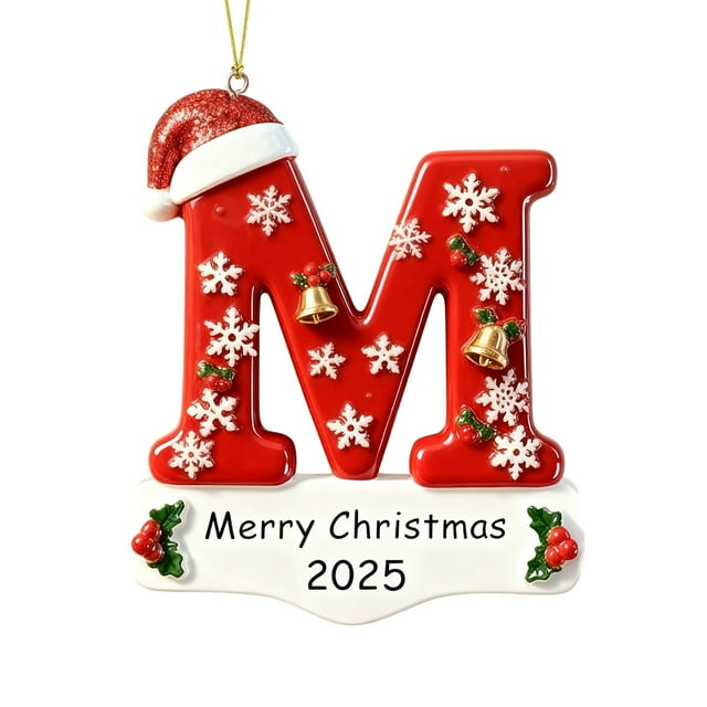Christmas Tree Decorations 26 Letters Christmas Tree Decoration Pendant Christmas Tree Ornaments Diy Christmas Ornaments Christmas Decoration Xmas Tree Hanging Decor Christmas Tree Lights