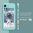 thumbnail image 3 of Case For Redmi Note 12 11 11T 11R 11E 10 9 8 7 7S PRO PLUS 4G 5G Simple Liquid silicone Case Funny Astronaut Spacewalk, 3 of 5