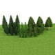 thumbnail image 4 of 30 piezas de árboles verdes para maquetas de trenes a escala HO (escala 1:87), de 4,5 cm a 13 cm. Serie 1, 4 of 9